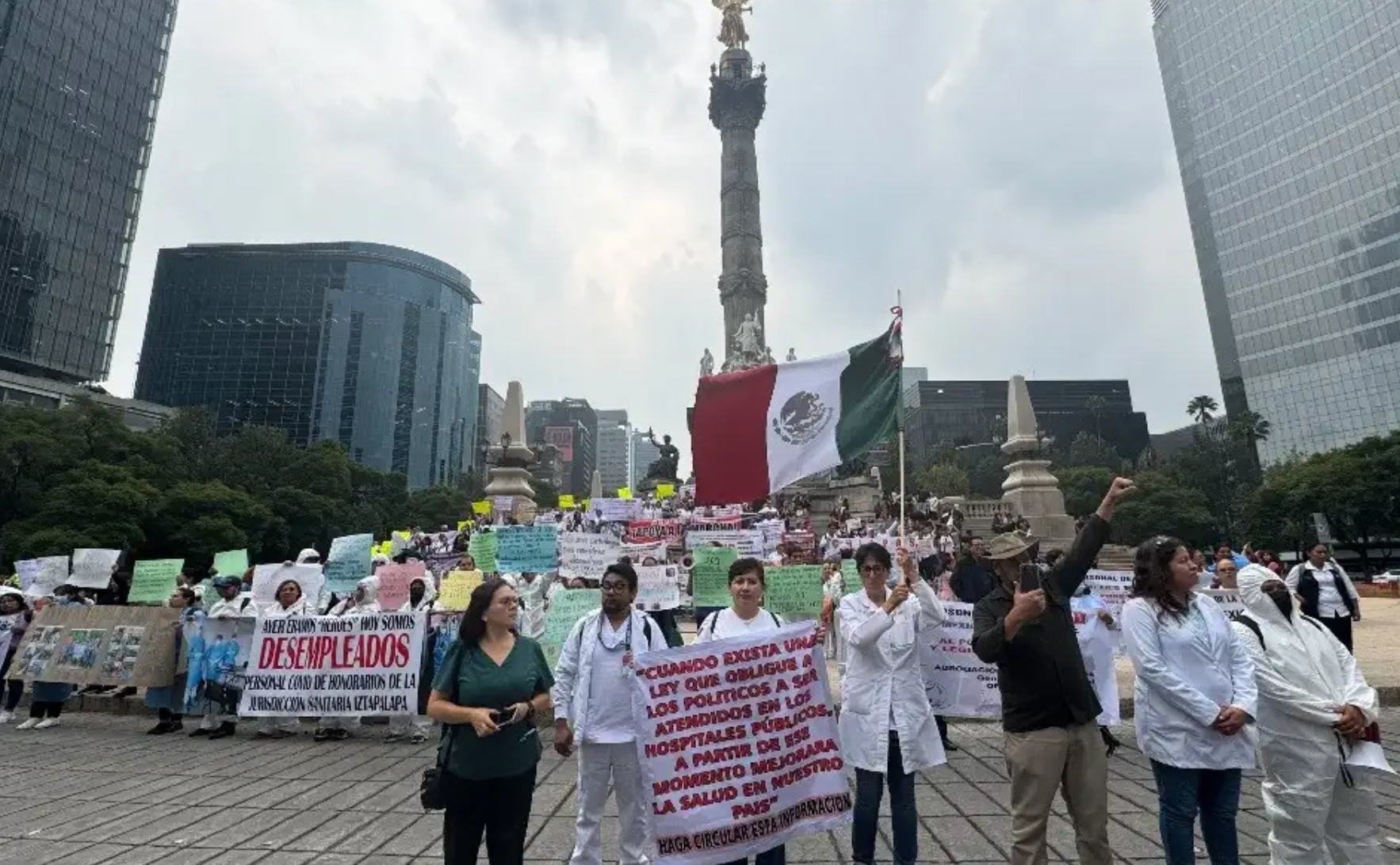 Piden trabajadores de la salud reunión con Sheinbaum